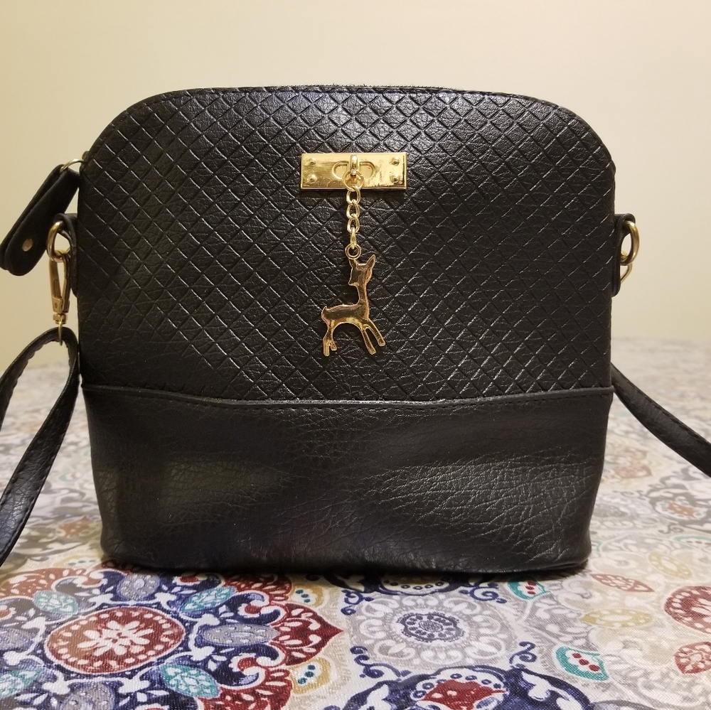 Black Deer Crossbody Bag